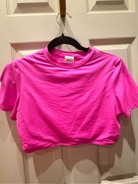 PINK Victoria's Secret Hot Pink Sleep Tee